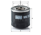 WK 812 fuel filter element