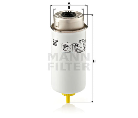 WK 8154 fuel filter