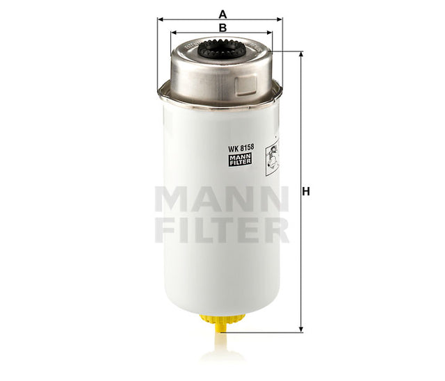 WK 8158 fuel filter spin-on