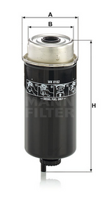 WK 8162 fuel filter spin-on