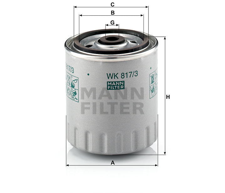 WK 817/3 x fuel filter