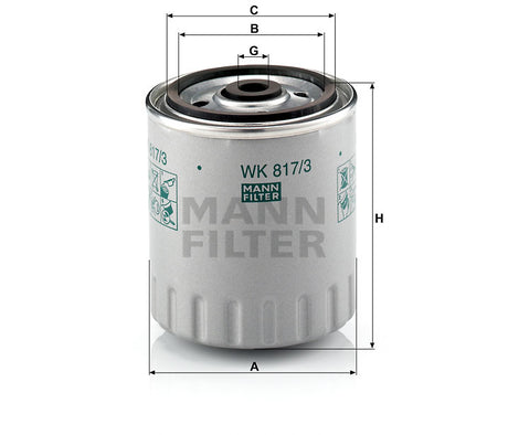 WK 817/3 x fuel filter