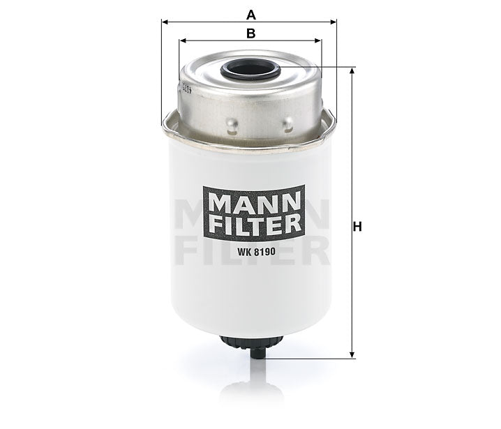 WK 8190 fuel filter spin-on