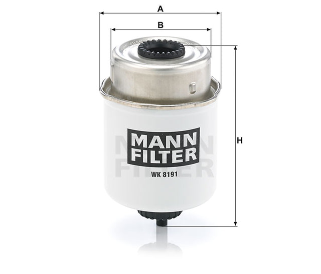 WK 8191 fuel filter spin-on