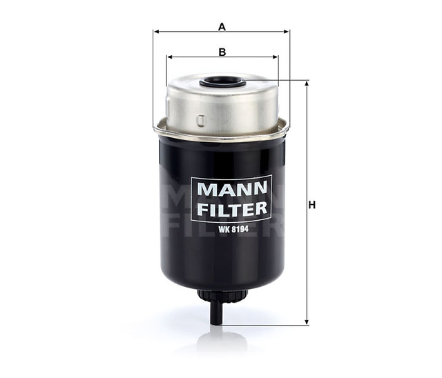 WK 8194 fuel filter spin-on