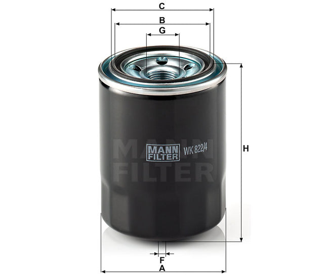 WK 822/4 fuel filter