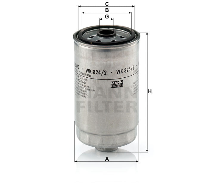 WK 824/2 fuel filter