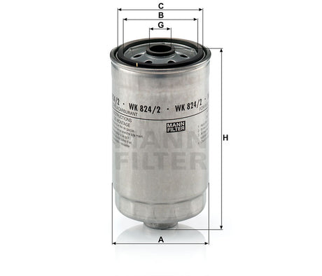 WK 824/2 fuel filter