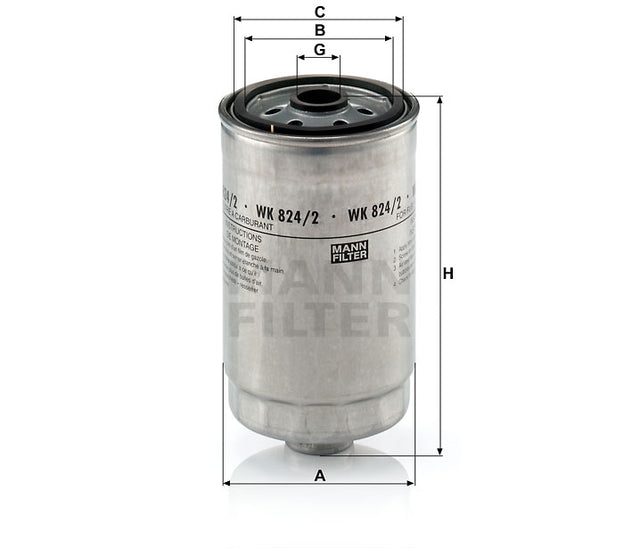 WK 824/2 fuel filter