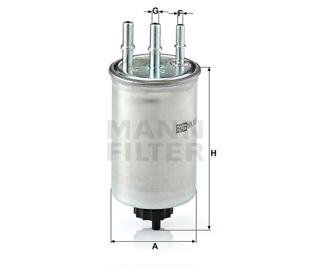 WK 829/3 fuel filter in-line