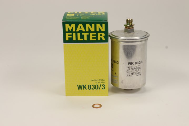 WK 830/3 fuel filter in-line