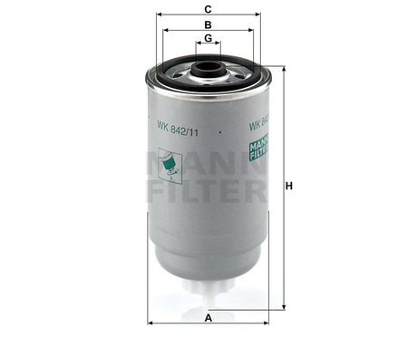 WK 842/11 fuel filter