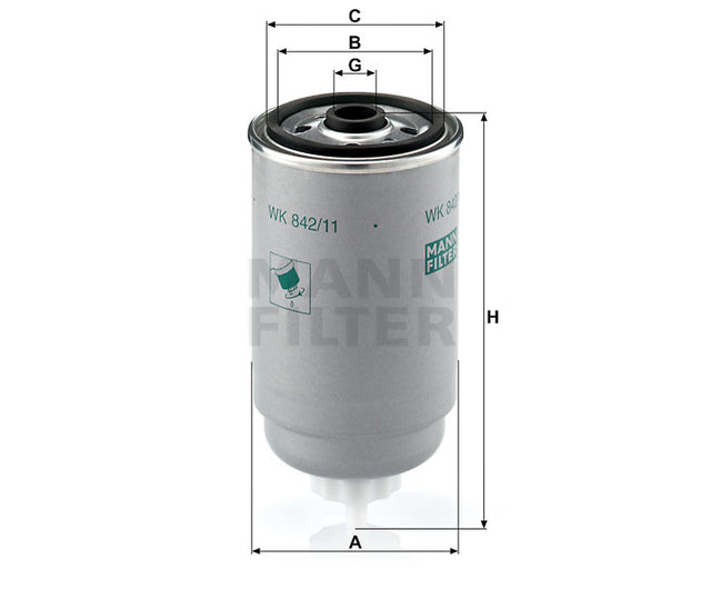 WK 842/11 fuel filter