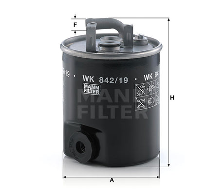 WK 842/19 fuel filter