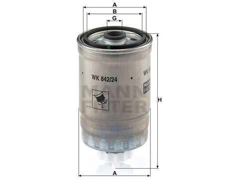 WK 842/24 fuel filter