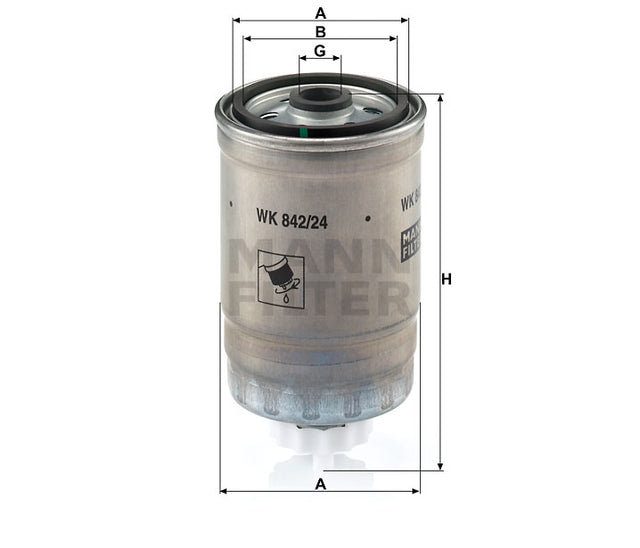 WK 842/24 fuel filter