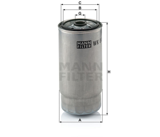 WK 845/7 fuel filter