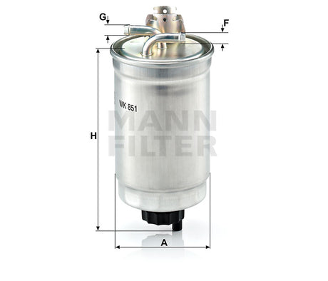 WK 851 fuel filter