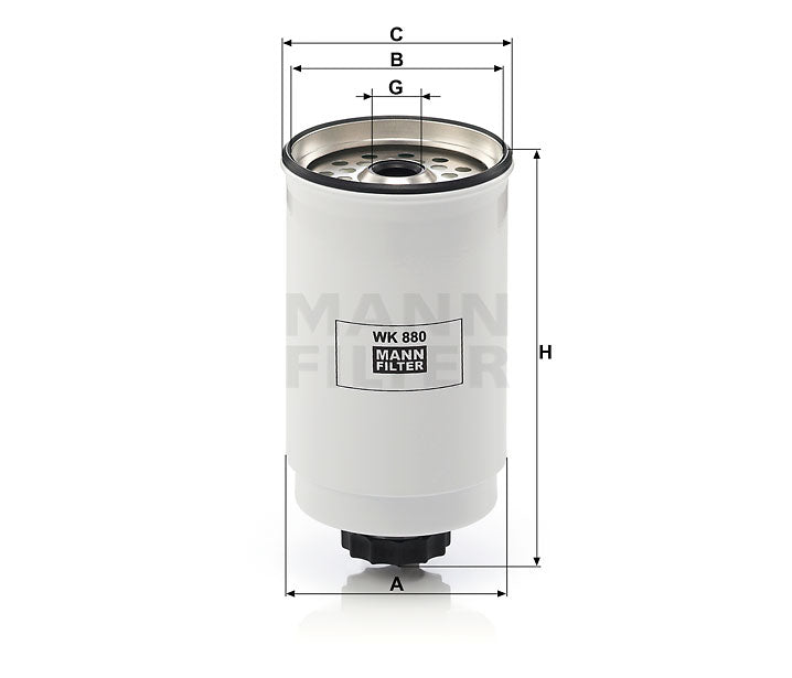WK 880 fuel filter