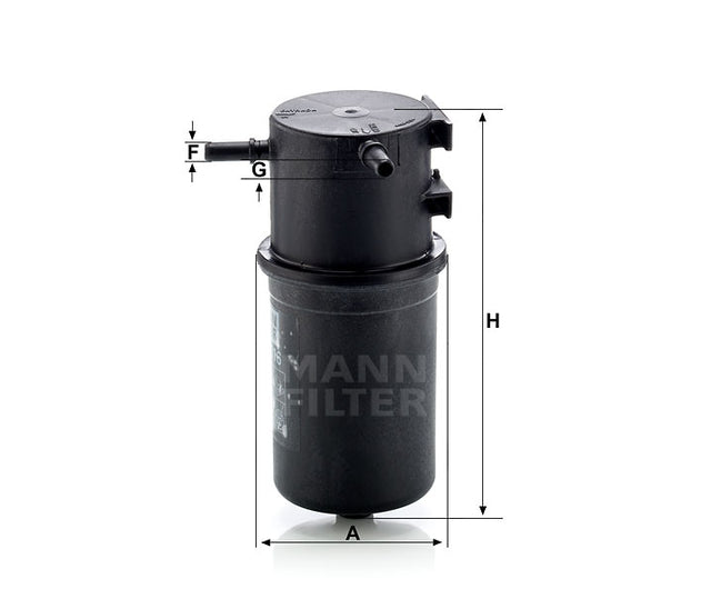WK 9016 fuel filter in-line