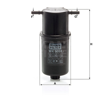 WK 9024 fuel filter