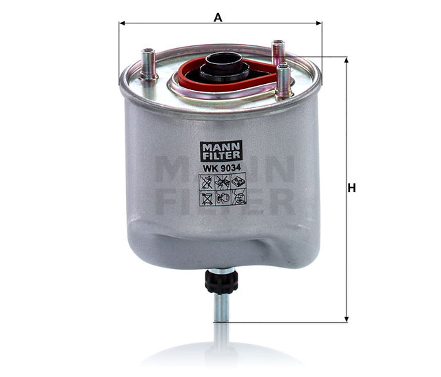 WK 9034 fuel filter in-line