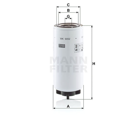 WK 9052 x fuel filter
