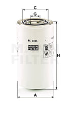 WK 9065 fuel filter (spin-on)