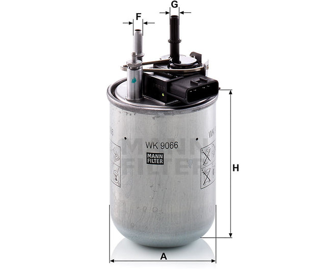 WK 9066 fuel filter in-line