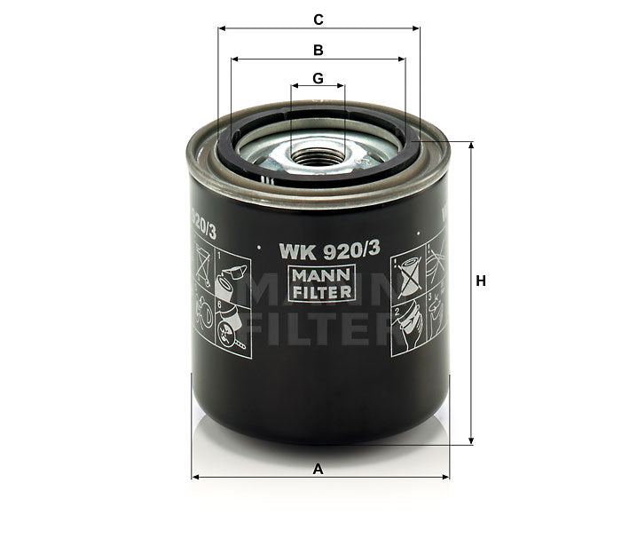 WK 920/3 fuel filter