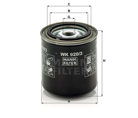 WK 920/3 fuel filter