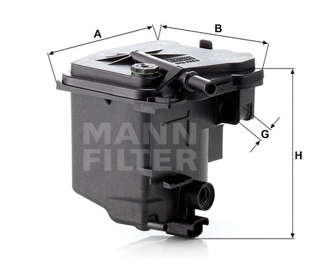 WK 939/2 z fuel filter in-line