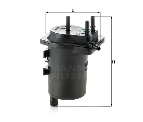 WK 939/4 fuel filter in-line