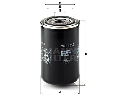 WK 940/23 fuel filter