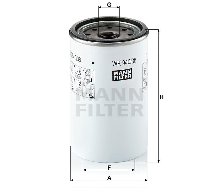 WK 940/38 x fuel filter