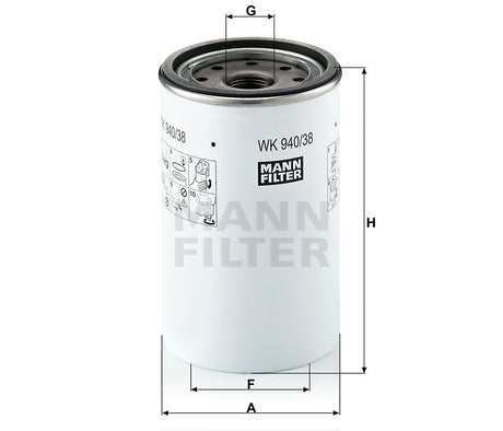 WK 940/38 x fuel filter