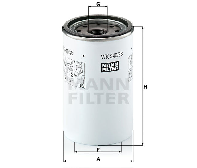 WK 940/38 x fuel filter