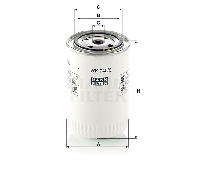 WK 940/5 fuel filter
