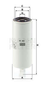 WK 965 x fuel filter
