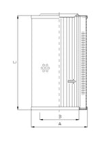 WP293 hydraulic filter element