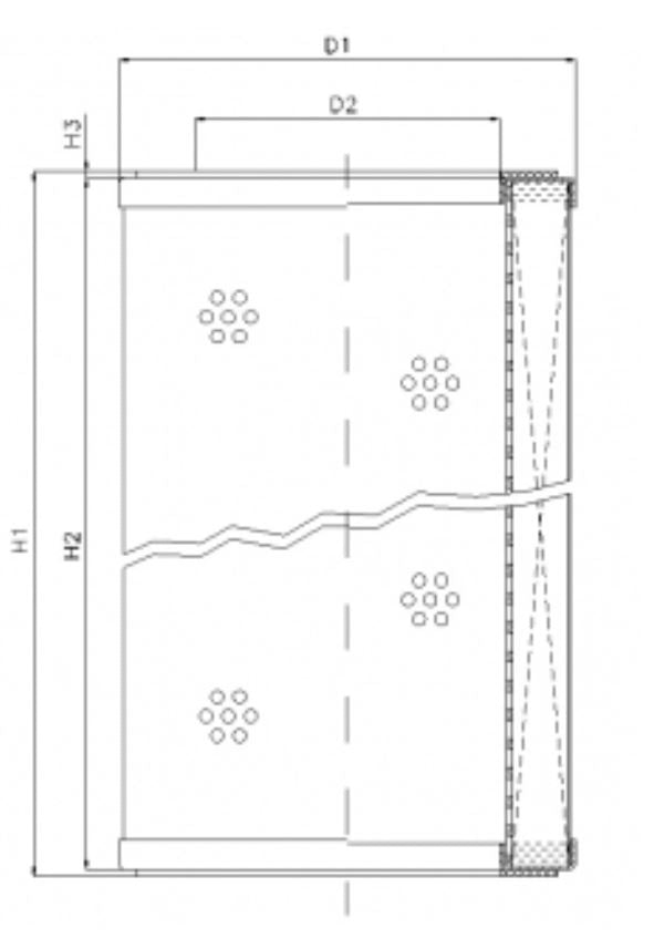 WP379 hydraulic filter element