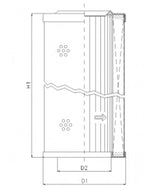 WP402 hydraulic filter element