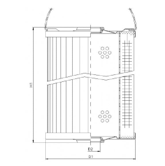 WP449 hydraulic filter element