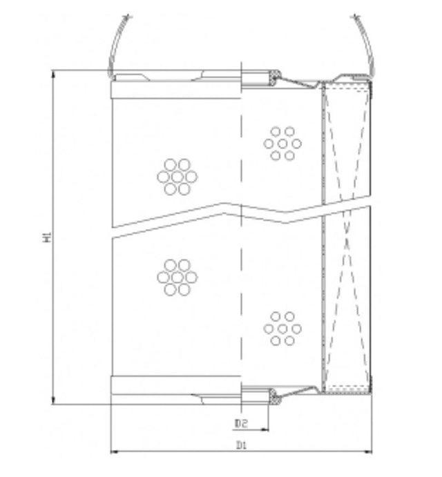 WP702 hydraulic filter element