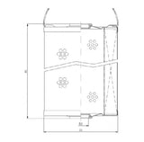 WP719 hydraulic filter element
