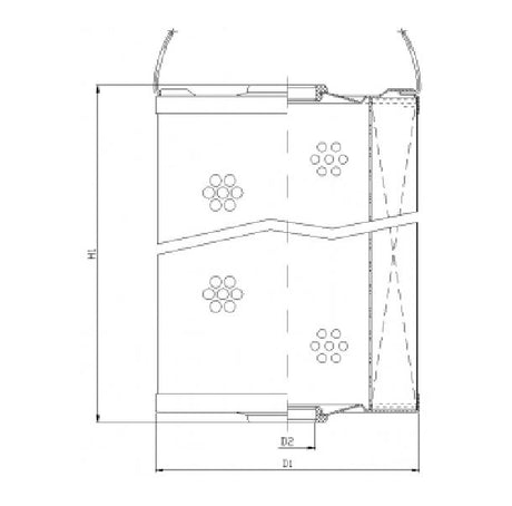 WP719 hydraulic filter element