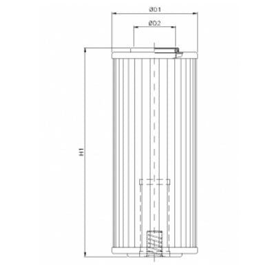 WP768 hydraulic filter element