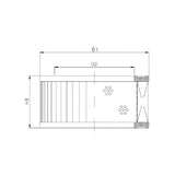 WP795 air filter element