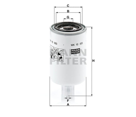 WP 10 003 oil filter