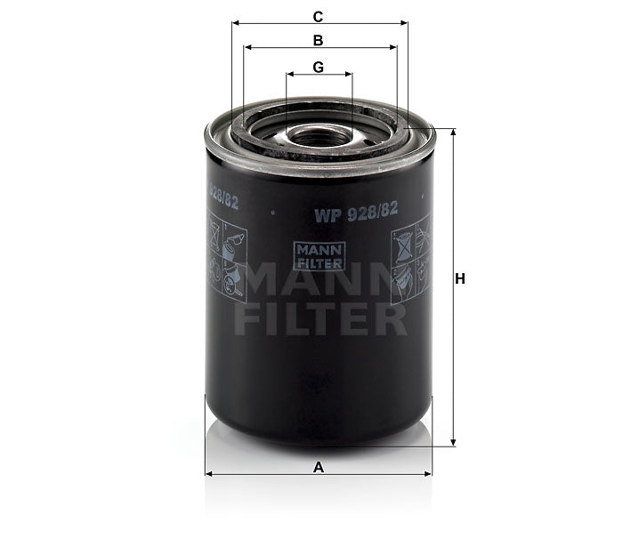 WP 928/82 oil filter